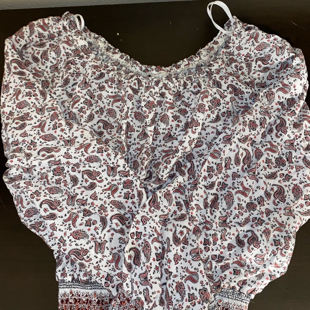 Festive long sleeve blouse